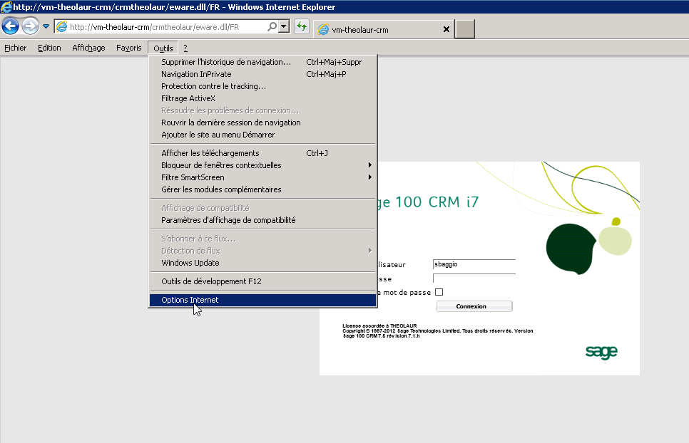 Gérer le Cache du navigateur IE Internet Explorer pour Sage CRM | ATEJA
